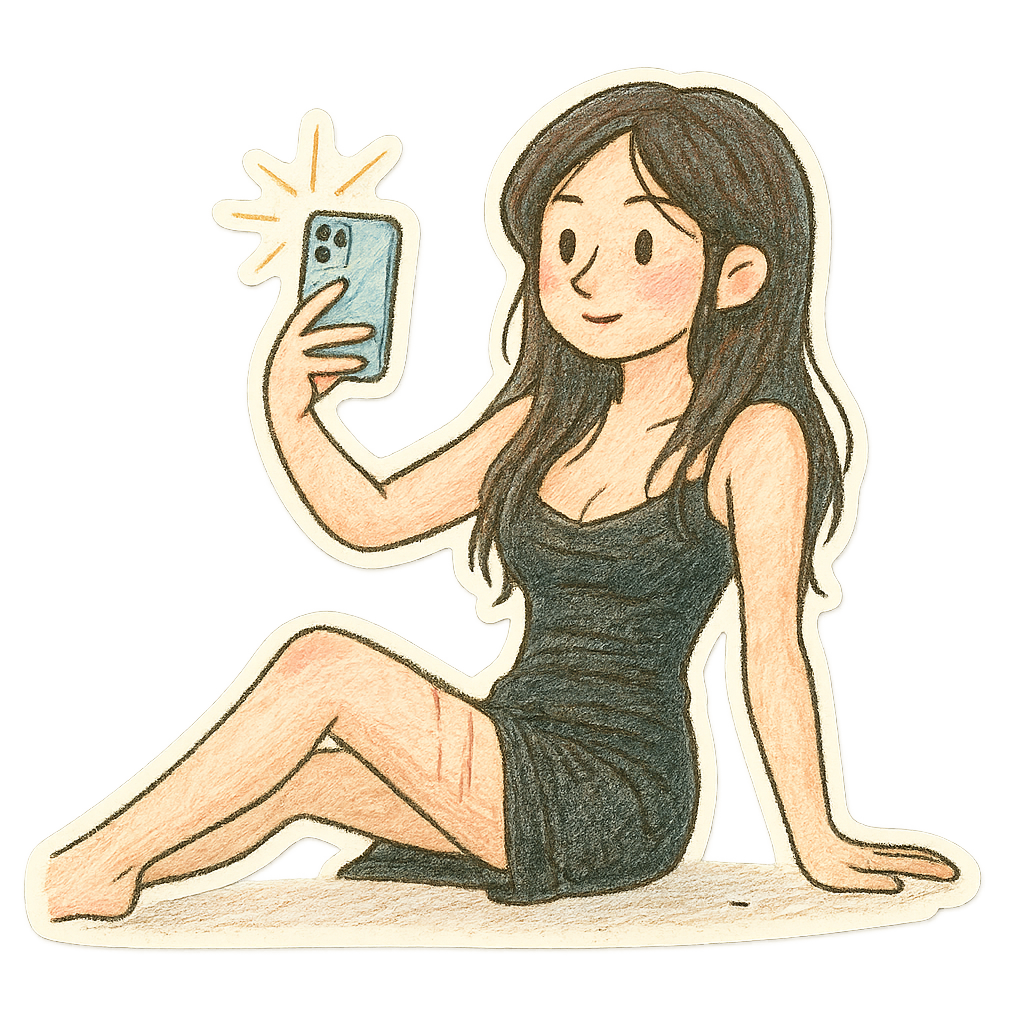 彩铅插画风 style example